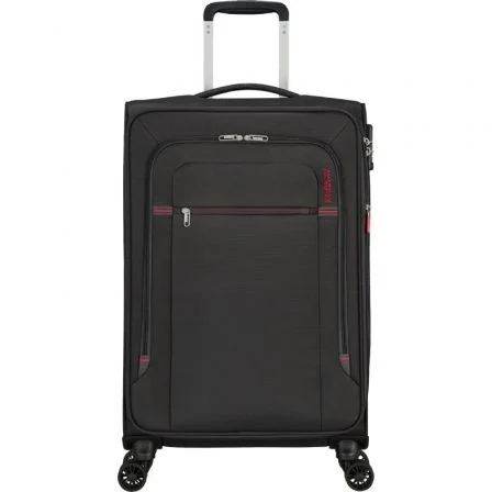 American Tourister Maleta Crosstrack Spinner Expansible 67cm Gris y Rojo 4 Ruedas American Tourister Maleta Crosstrack Spinner Expansible 67cm Gris y Rojo 4 Ruedas